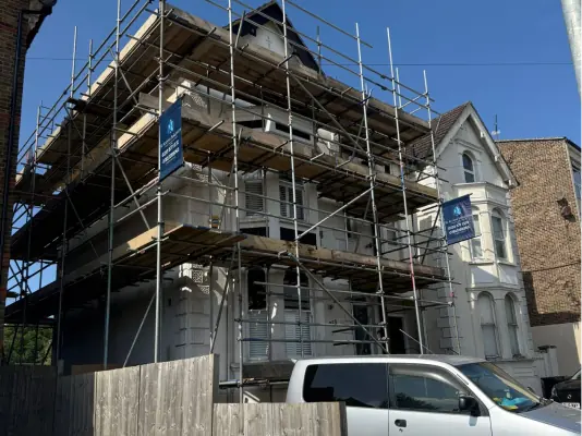Residential scaffolding project